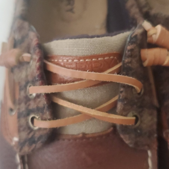 Women's Sperry Top Sider Shoes Sz7 (brown and tan) - Picture 7 of 9